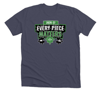 Pearland ISD 2026-27, a Heather Midnight Navy Premium Unisex Tee
