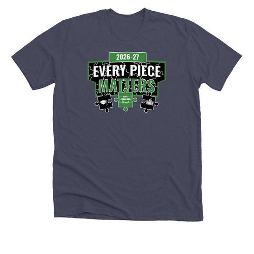 Pearland ISD 2026-27, a Heather Midnight Navy Premium Unisex Tee