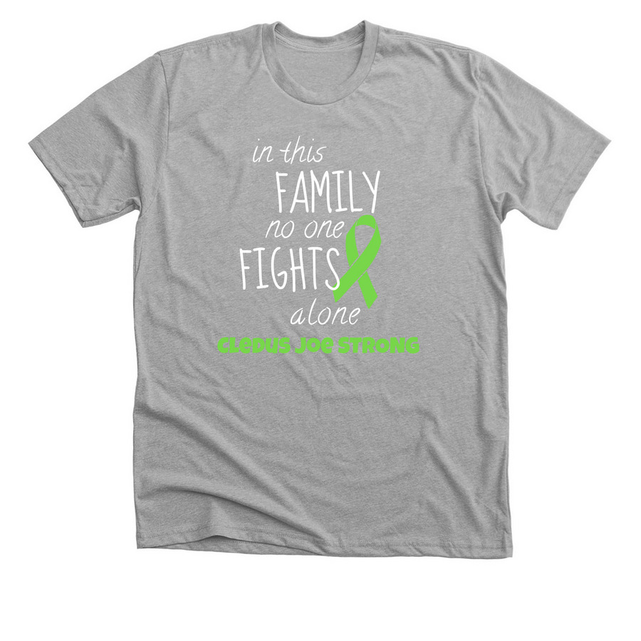 Our God is BIGGER than any diagnosis, a Athletic Heather Premium Unisex Tee