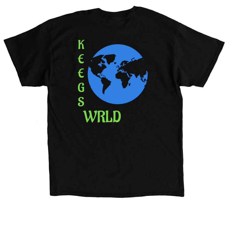 Earth Design&nbsp;, a Black Classic Unisex Tee (back-view)