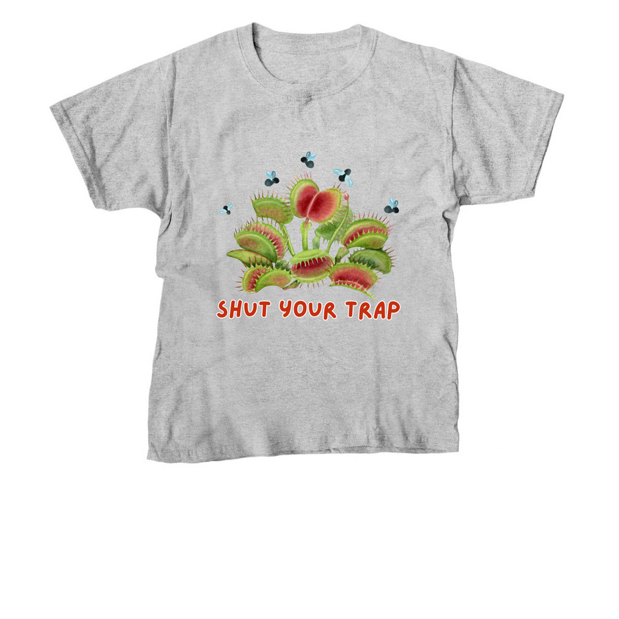 Shut Your Trap&nbsp;, a Sport Grey Youth Unisex Tee
