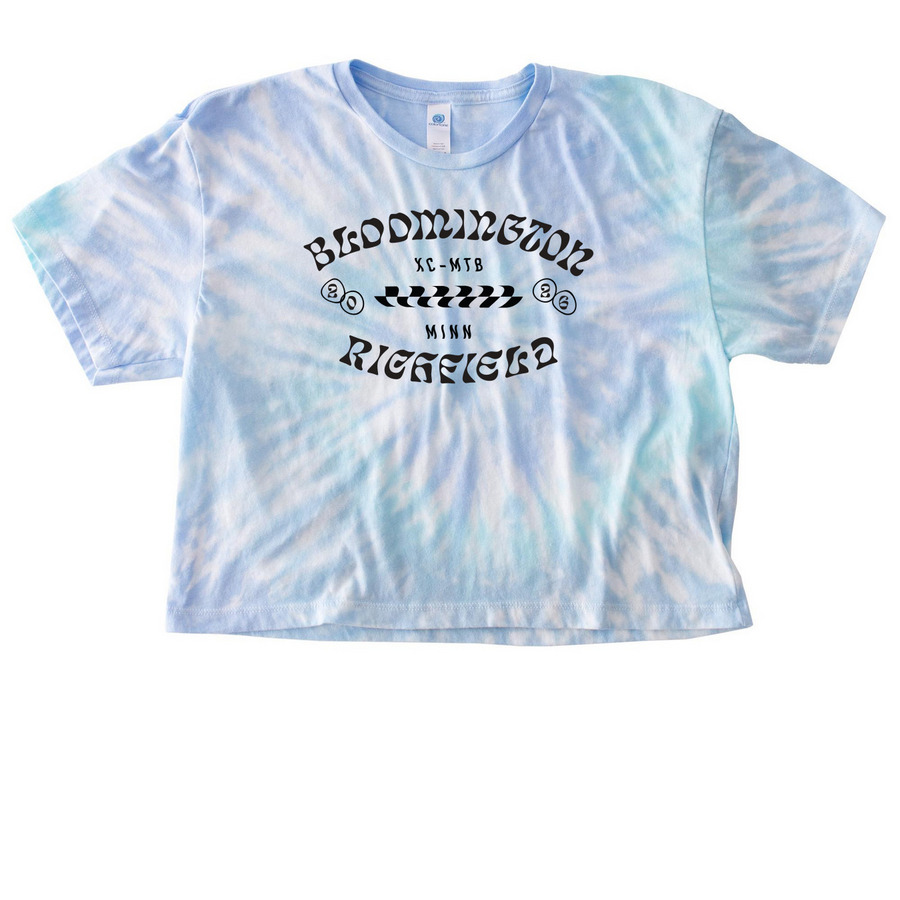 2026 Limited Edition, a Lagoon Women's Tie Dye Cropped Tee