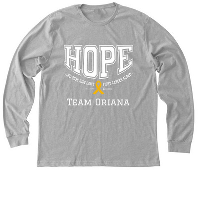 Team Oriana, a Athletic Heather Premium Long Sleeve Tee
