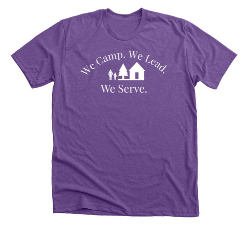 Send Girls to Camp 2026, a Heather Team Purple Premium Unisex Tee