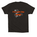 Grissom "I'm with the Band", a Black Premium Cotton Tee (back-view)