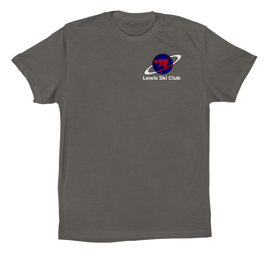 Lewis Ski Club - Summer Apparel, a Asphalt Premium Cotton Tee