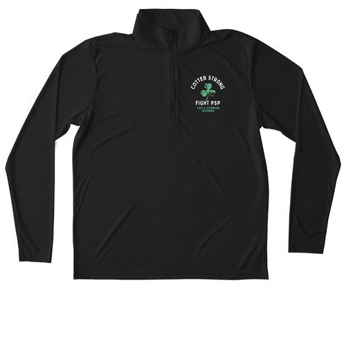 Performance Quarter Zip Pullover&nbsp;, a Black Unisex Performance Quarter Zip Pullover