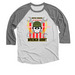 Wrench Army, a Premium Heather and Heather White 3/4 Sleeve Baseball Tee
