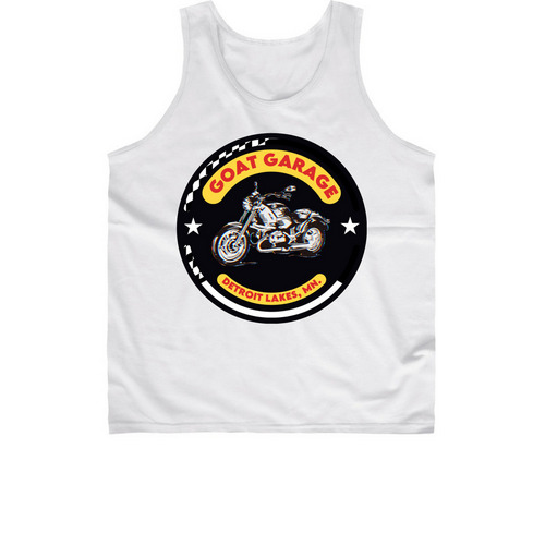 Race GOAT, a White Classic Unisex Tank Top