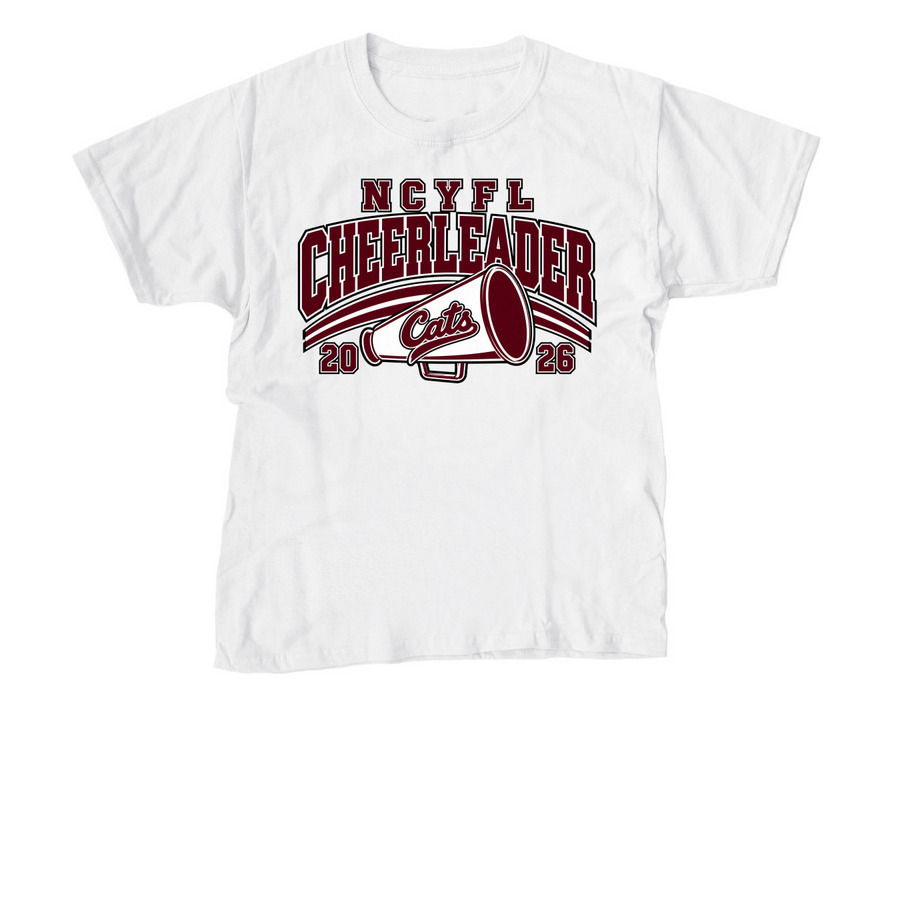 FRESHMEN CHEER ROSTER, a White Youth Unisex Tee