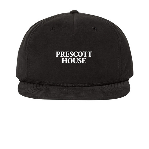 Snapback Cap, a Black Printed Umpqua Snapback Cap