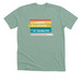 A Spectrum of Possibilities, a Heather Dusty Blue Premium Unisex Tee