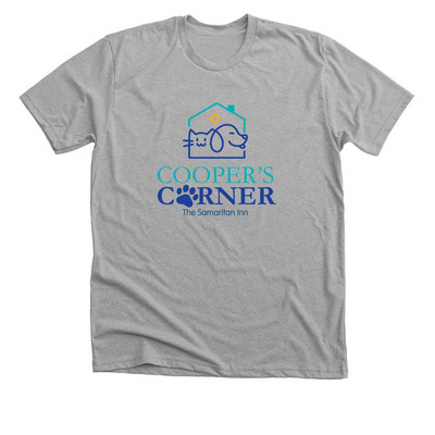 Show your Love of Pets, a Athletic Heather Premium Unisex Tee