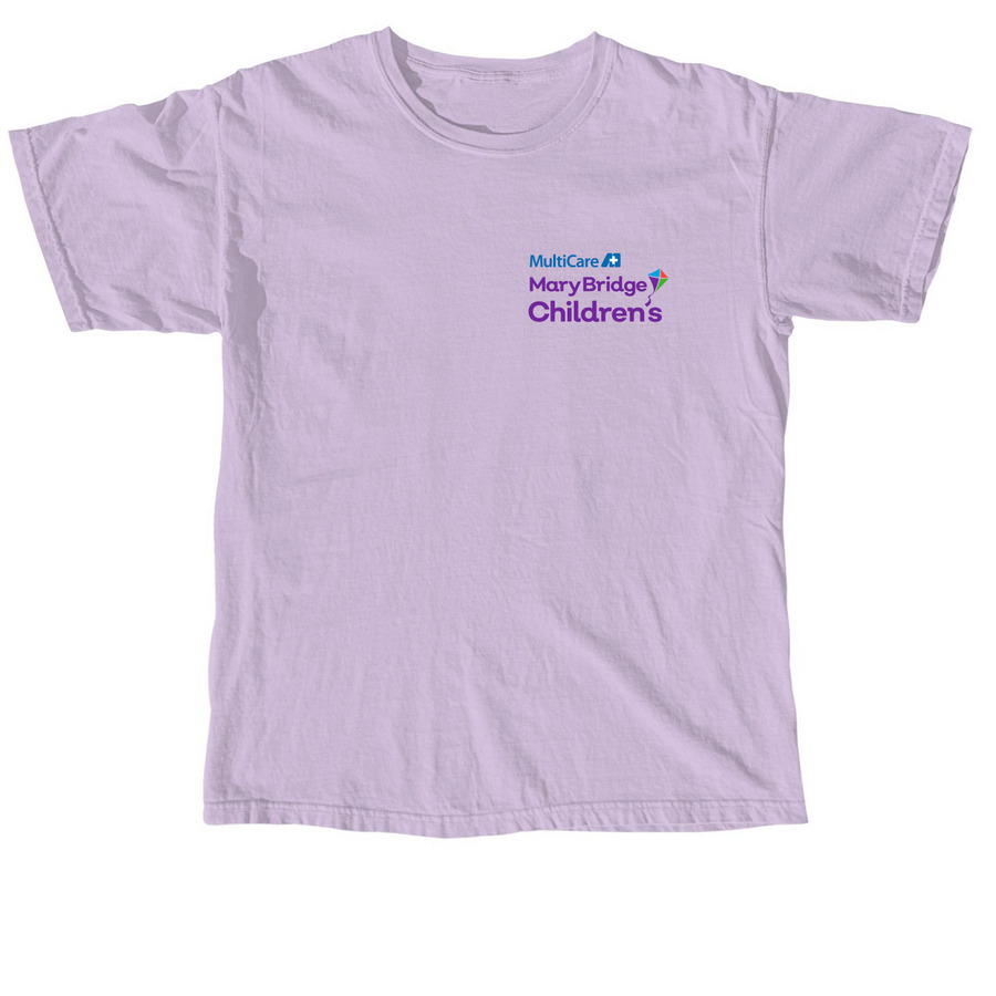 Mary Bridge Rehab SLC - Garden, a Orchid Comfort Colors Unisex Tee
