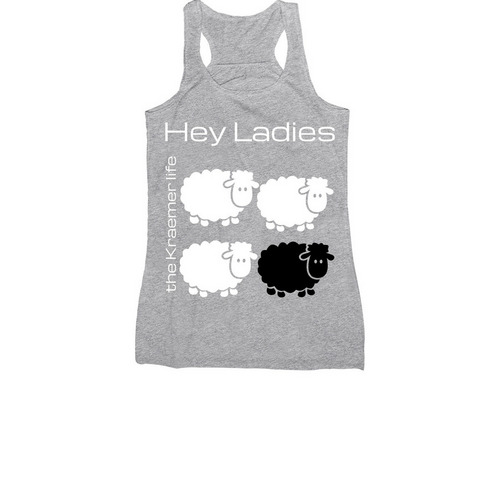 Hey ladies, a Athletic Heather Women's Racerback
