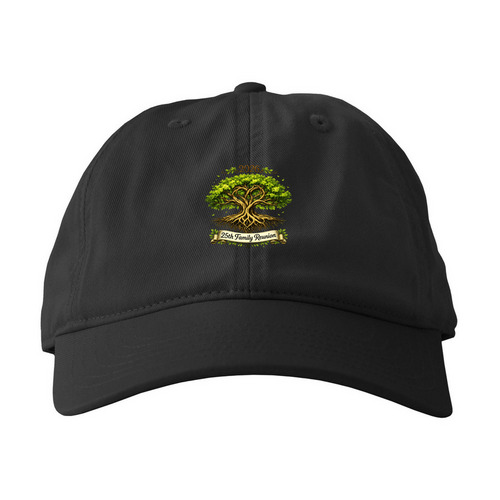 2026, a Black Printed Eco Baseball Cap