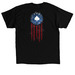 New vegas, a Black Classic Unisex Tee (back-view)