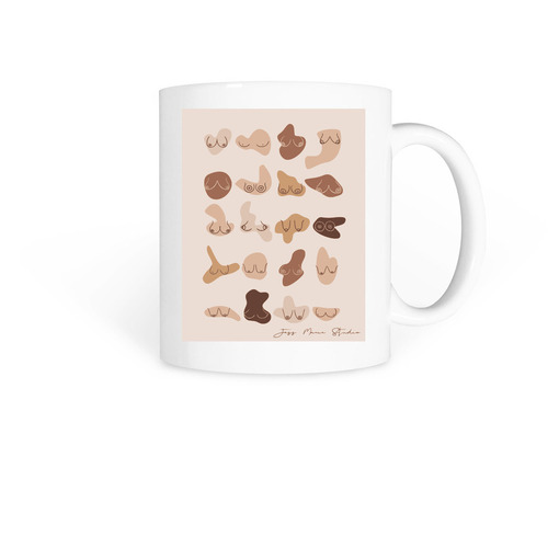 Mug-Boobie, a White Coffee Mug
