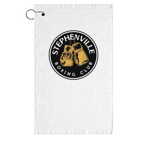 SBC SPORT TOWEL, a White Golf Towel
