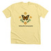 Butterfly Shirt, a Heather Yellow Gold Premium Unisex Tee