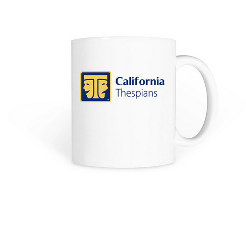 CA Thespians (blue), a White Coffee Mug