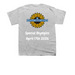 Special Olympics, a Sport Grey Youth Unisex Tee (back-view)