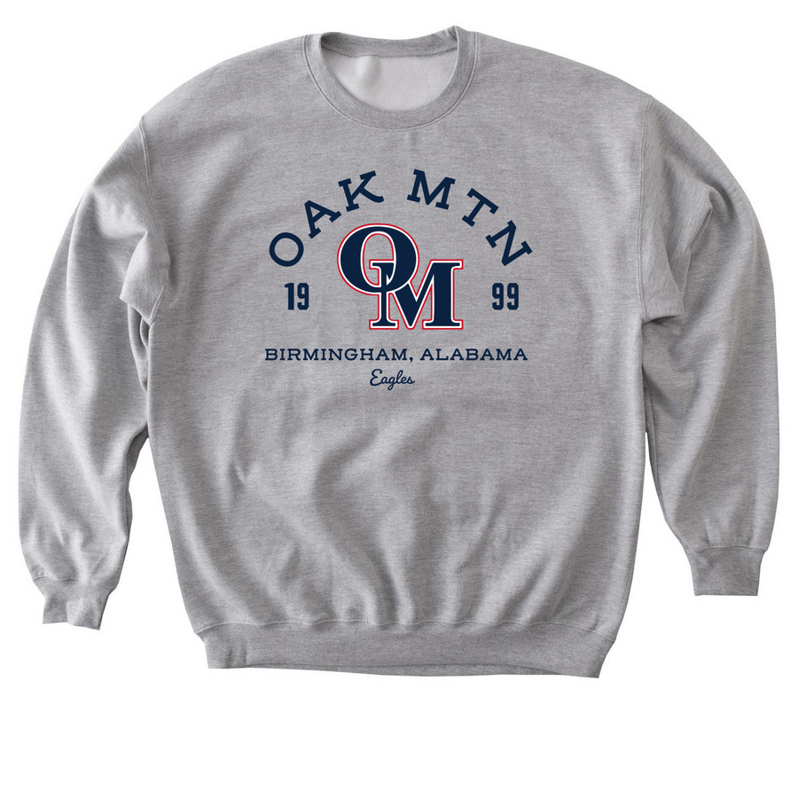 Oak Mountain 1999 Sweatshirt, a Sport Grey Softstyle Crewneck Sweatshirt