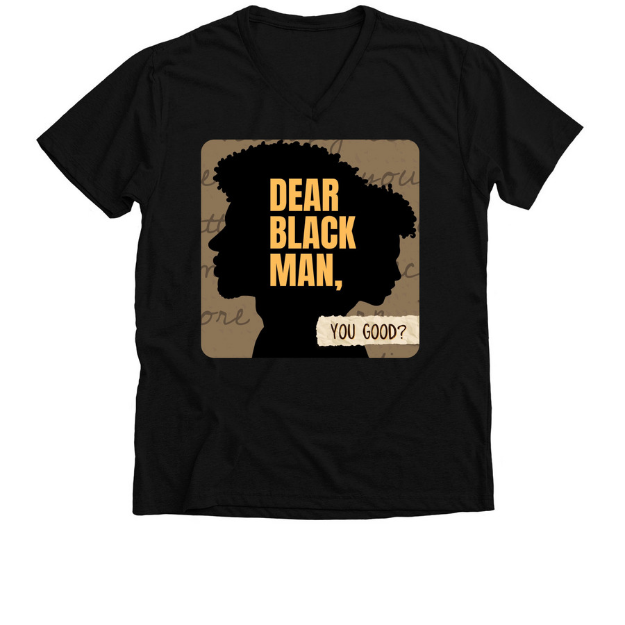 The OT (Original Tee), a Solid Black Blend Premium V-Neck Tee