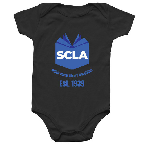 Suffolk County Library Association - Infant&nbsp;, a Black Infant Onesie