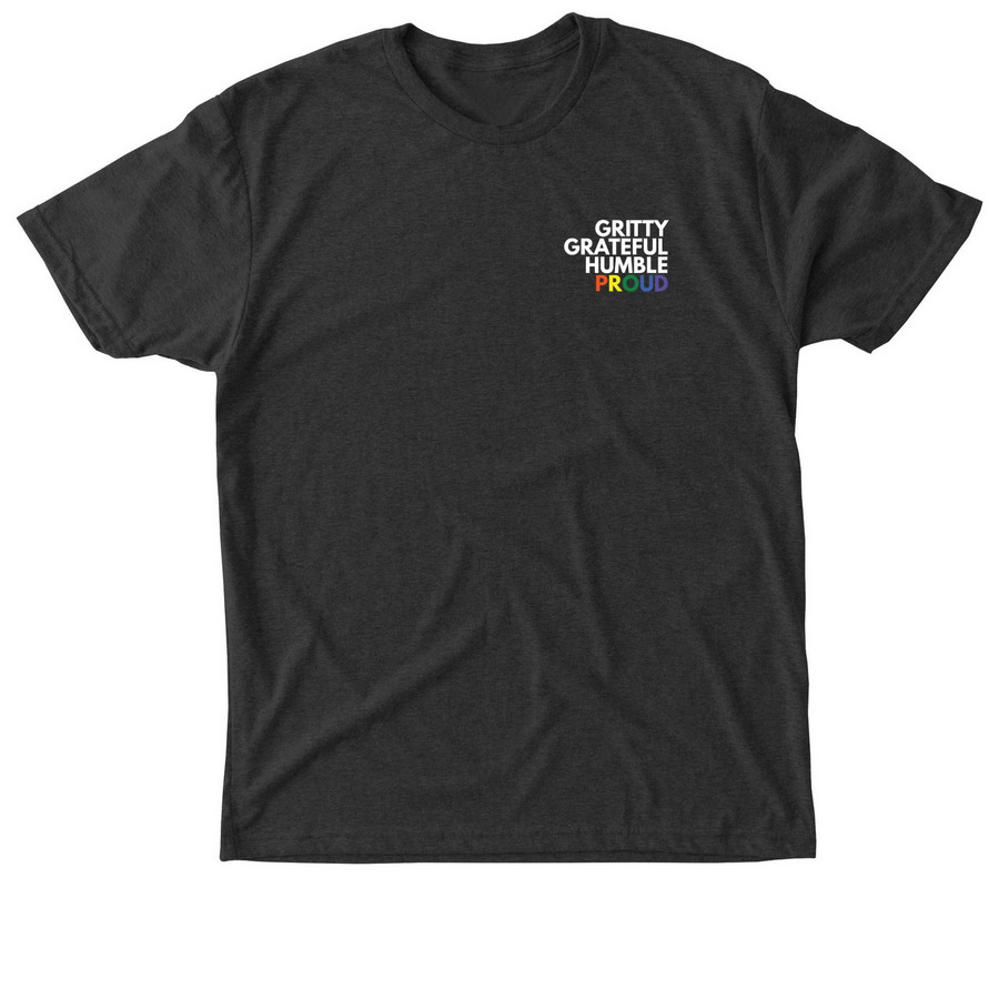 PRIDE MERCH, a Vintage Black Triblend Unisex Tee