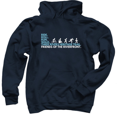 Trails for All&nbsp;, a Navy Pullover Hoodie
