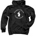 Adult & Youth Sweatshirts- White Logo, a Black Pullover Hoodie