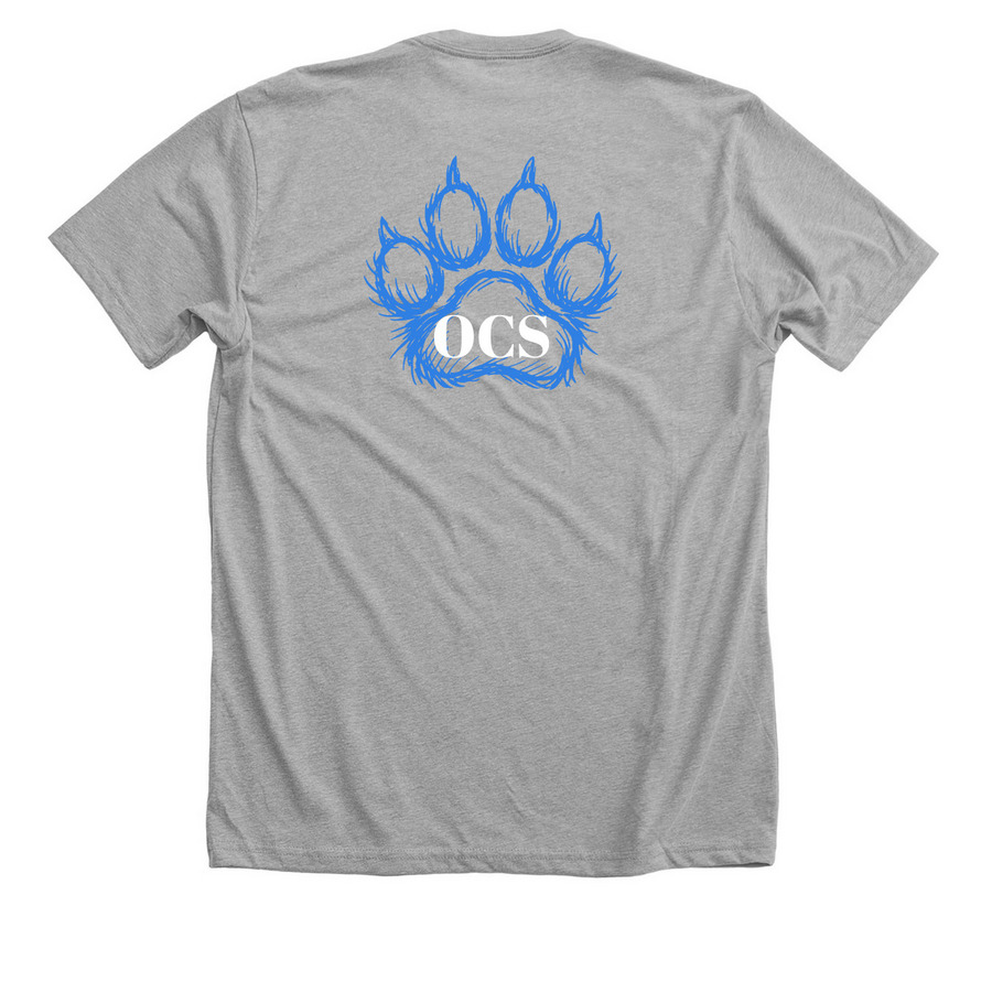 PTO Pride Tops, a Athletic Heather Premium Unisex Tee (back-view)