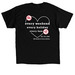 Every Weekend Design, a Black Classic Unisex Tee (back-view)