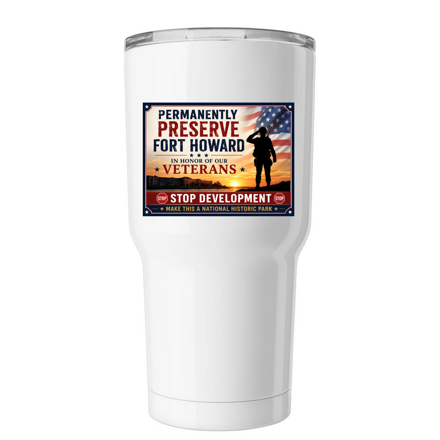 Protect Fort Howard&nbsp;, a White Insulated Tumbler