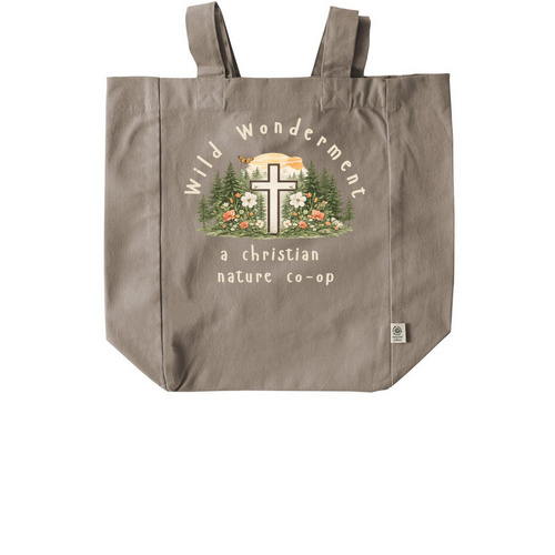 Wild Wonderment Tote Bag, a Pumice Recycled Cotton Tote Bag