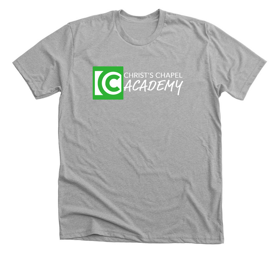Christ's Chapel Academy, a Athletic Heather Premium Unisex Tee