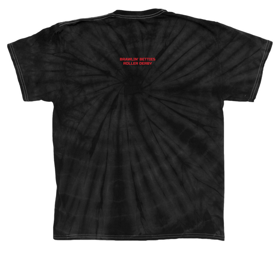 D***s on the Track, a Black Classic Tie Dye Tee (back-view)