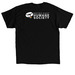 here for the gays & strays, a Black Classic Unisex Tee (back-view)