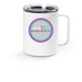 MAVO Travel Mug, a White Stainless Steel Travel Mug