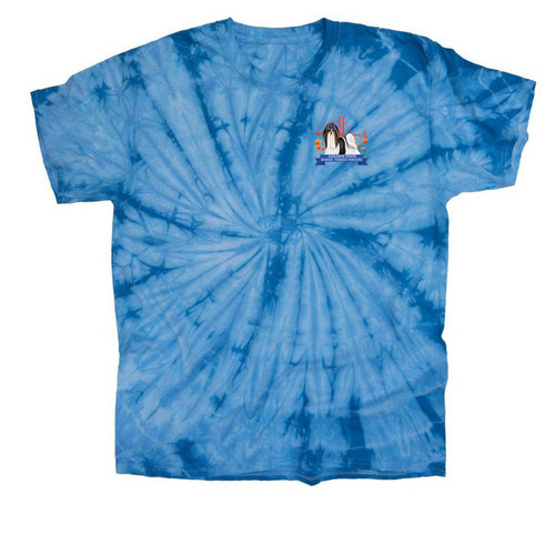 GSBTF at Woofstock, a Baby Blue Classic Tie Dye Tee