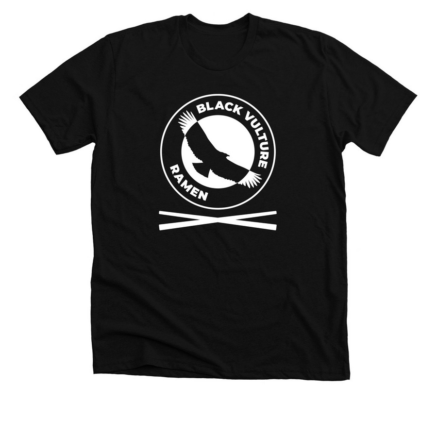 Black Vulture Ramen Apparel&nbsp;, a Solid Black Blend Premium Unisex Tee