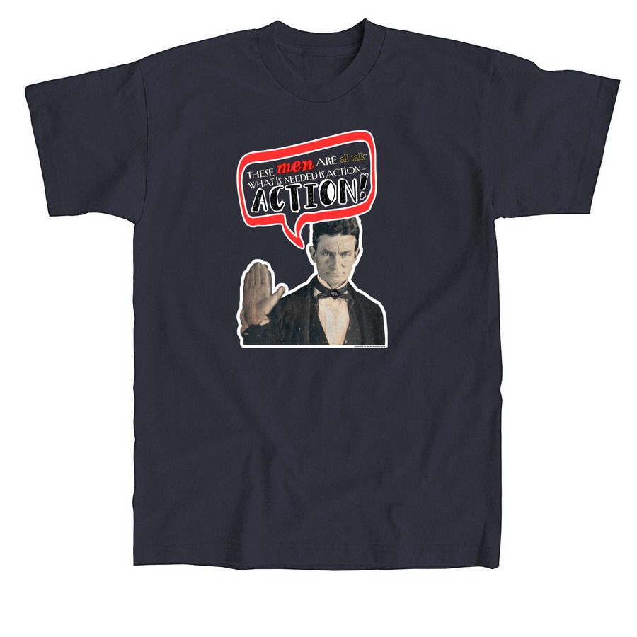 John Brown, a Navy Union Made Unisex Tee