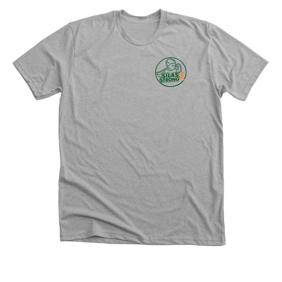 Unisex Silas Strong Tee, a Athletic Heather Premium Unisex Tee