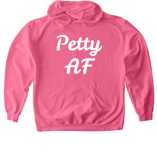 Petty AF&nbsp;, a Pink Lemonade Softstyle Pullover Hoodie