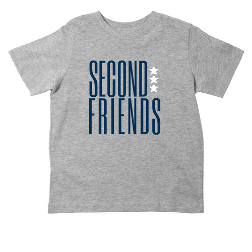 Second Friends Star&nbsp;, a Heather Toddler Tee
