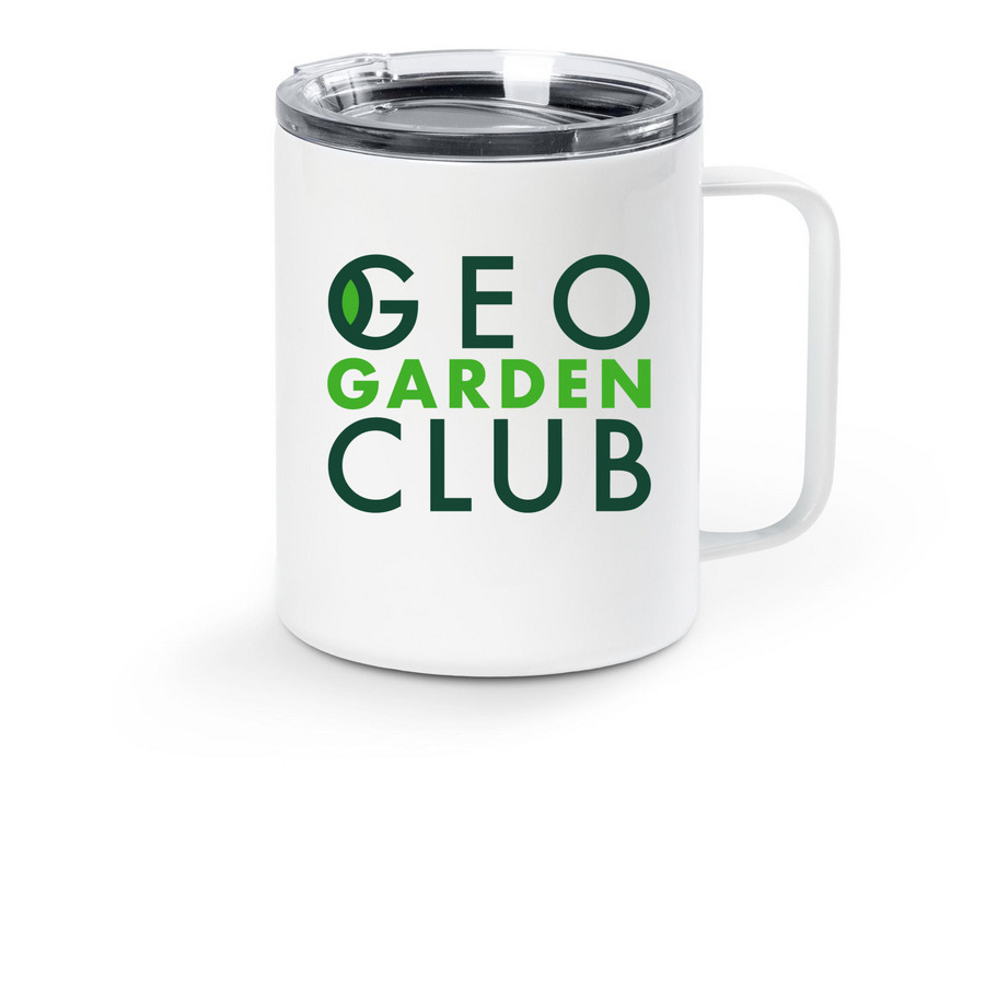 Travel Mugs, a White Stainless Steel Travel Mug