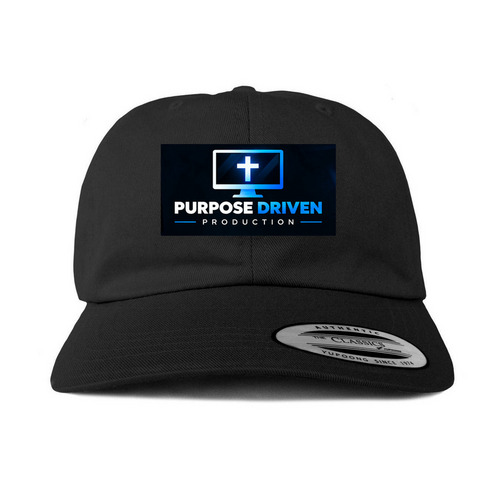 Banner Hats, a Black Printed Classic Baseball Cap