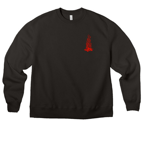 Interstellar Collection, a Black Premium Heavyweight Crewneck Sweatshirt