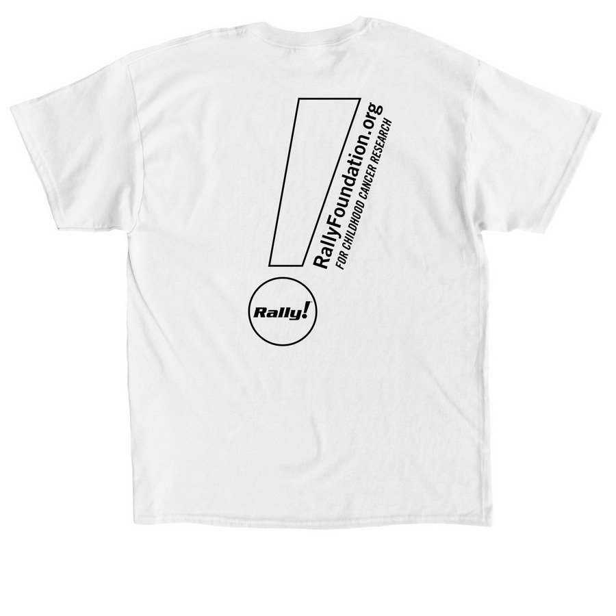 10th Annual Rally to the Capitol Flag, a White Classic Unisex Tee (back-view)